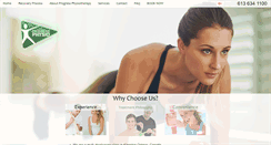 Desktop Screenshot of progressphysio.com